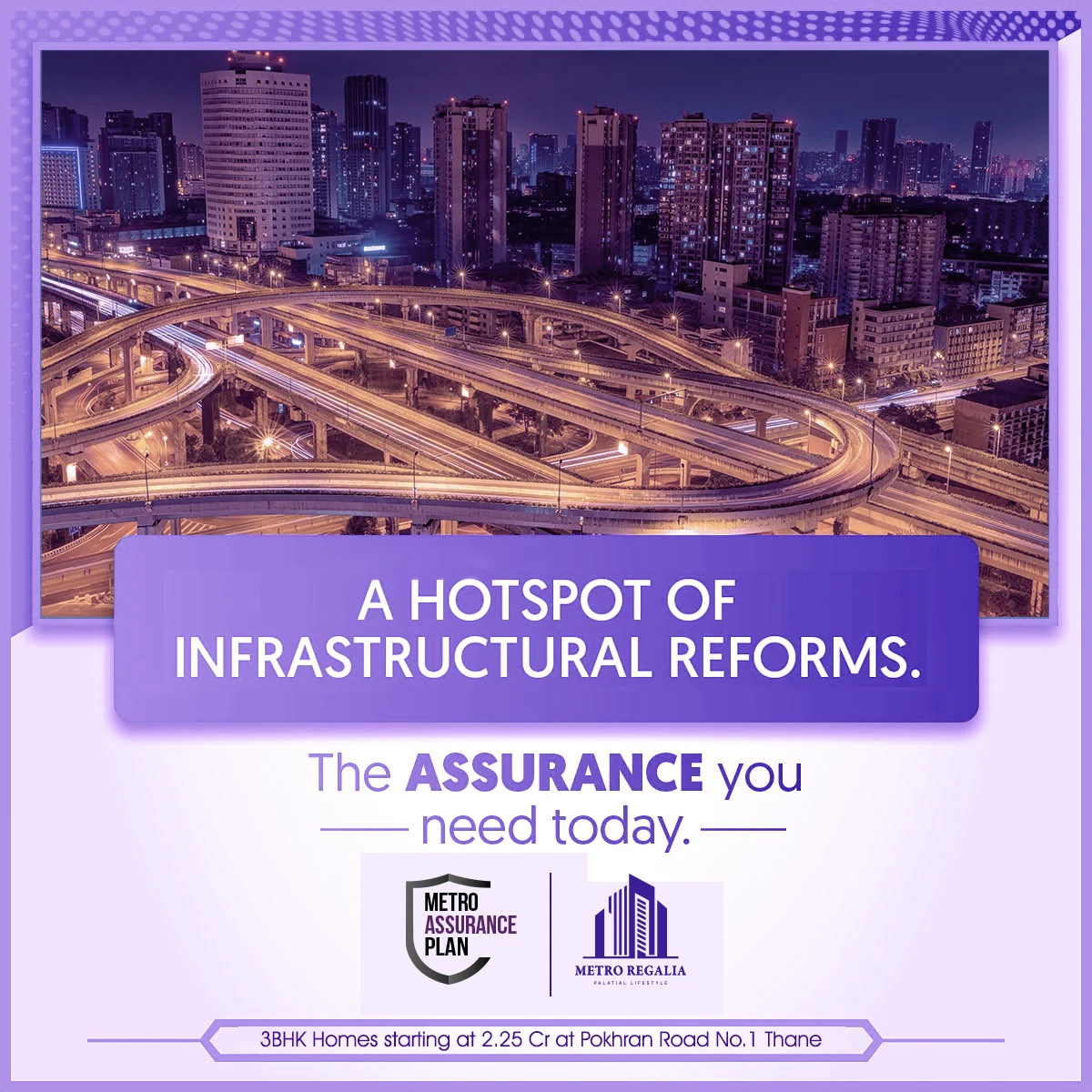 Metro Regalia infrastructure campaign post