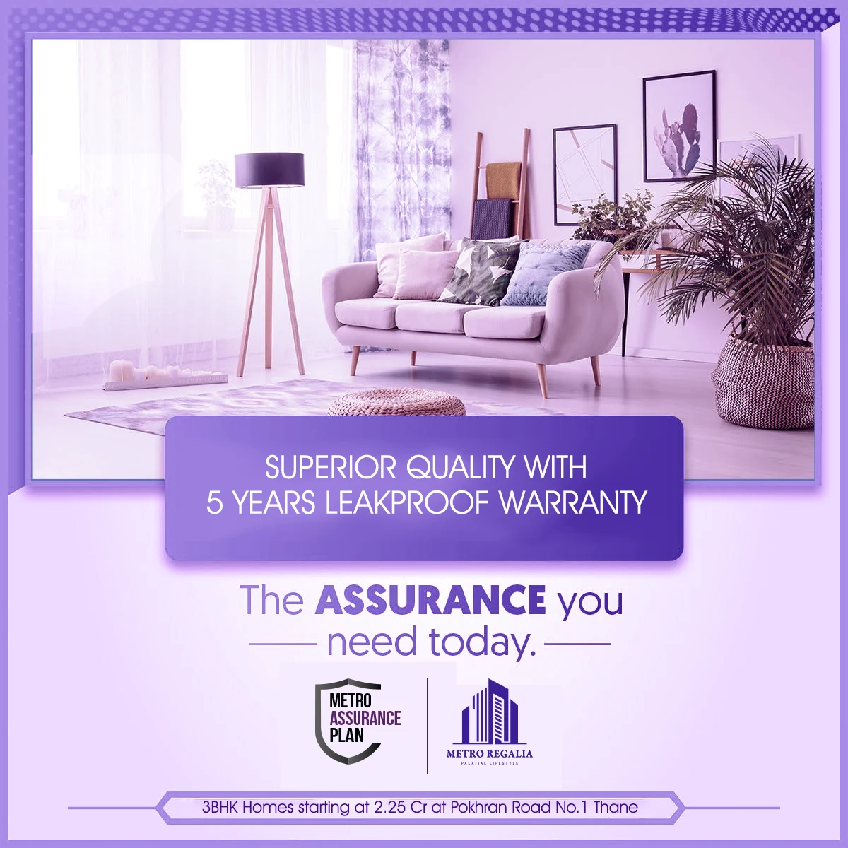 Metro Assurance Plan leakproof campaign post